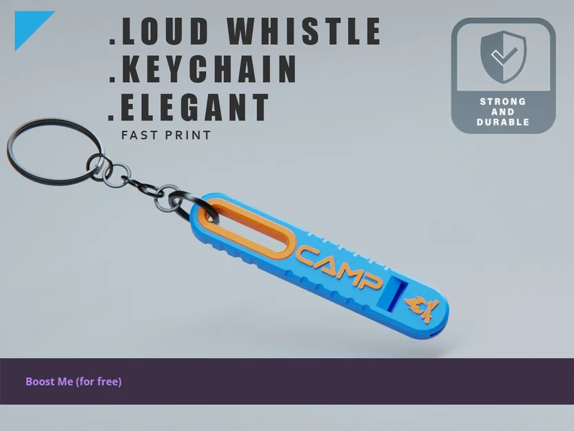WHISTLE 1.0 - Còi Cắm Trại Dạng Móc Khóa - Image 1