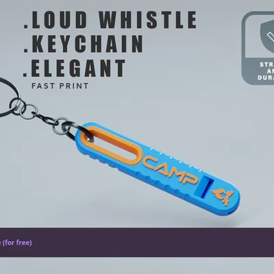 WHISTLE 1.0 - Còi Cắm Trại Dạng Móc Khóa
