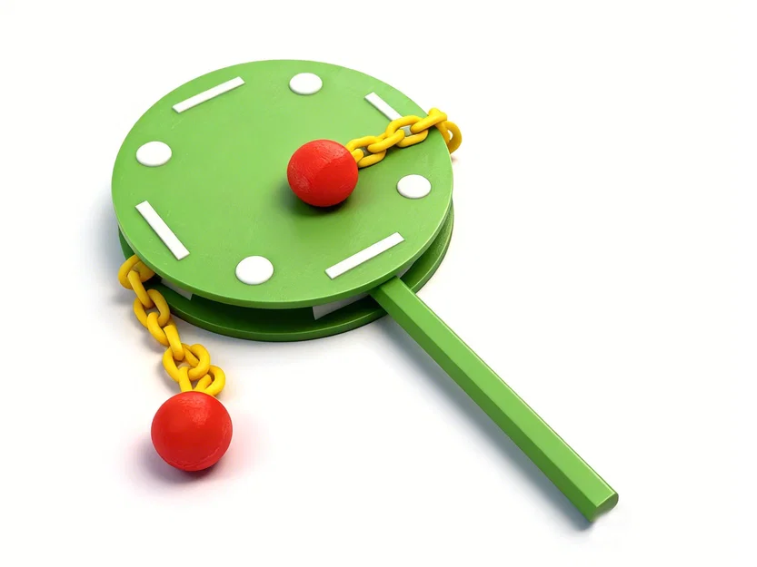 Đồ chơi trẻ em phong cách hoài cổ – Lục lạc lắp ráp mô-đun - Image 1