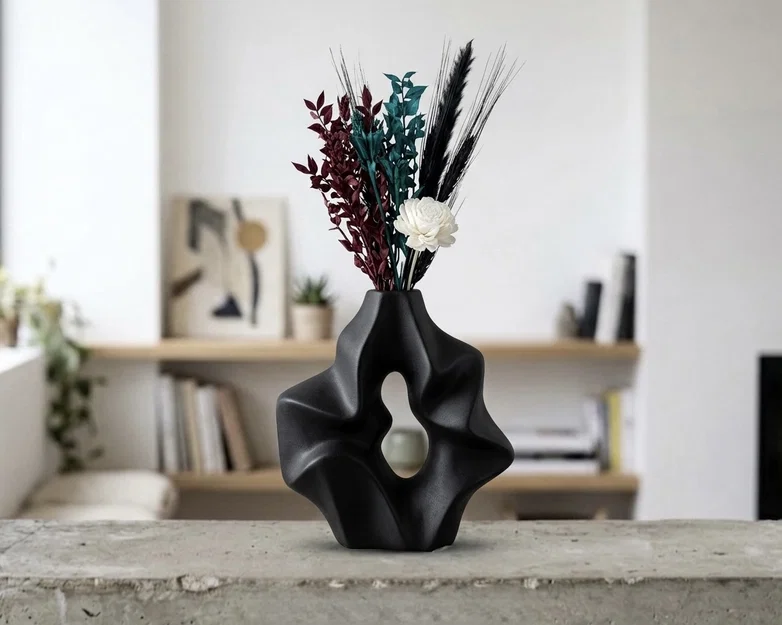 Bình hoa nghệ thuật 3D (Design Vase) trang trí nhà cửa hiện đại - Image 1