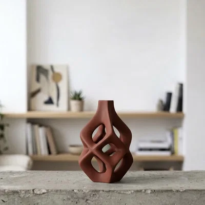 Bình Hoa 3D Thiết Kế Nghệ Thuật Hiện Đại