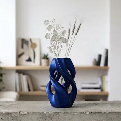 Lọ hoa nghệ thuật hiện đại - Mẫu in 3D trang trí tinh tế