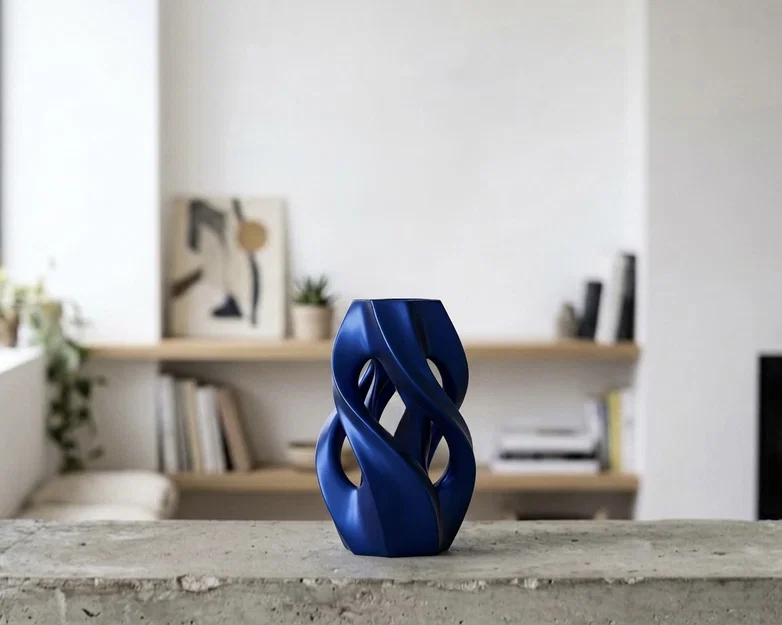 Lọ hoa nghệ thuật hiện đại - Mẫu in 3D trang trí tinh tế - Image 2