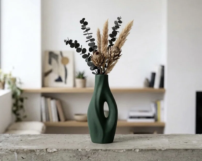 Bình Hoa Thiết Kế Hiện Đại - Mẫu In 3D Trang Trí Nhà Cửa Sang Trọng - Image 1