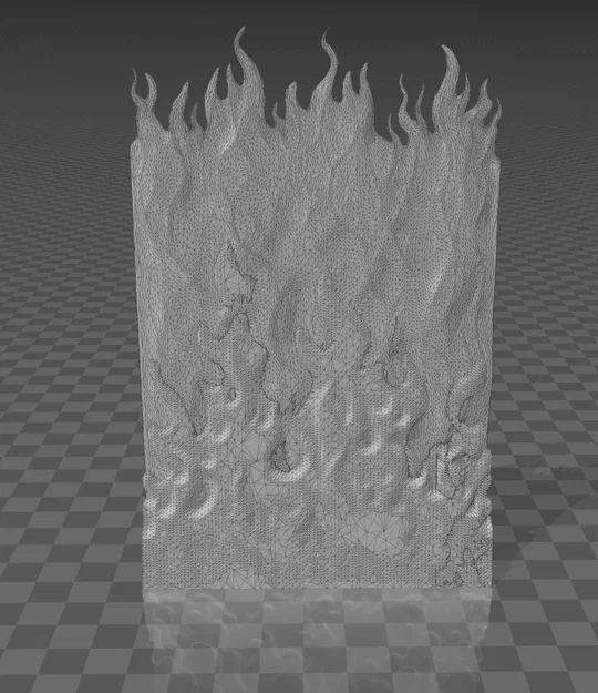 Mô hình trang trí Tường Lửa (Wall of Fire) in 3D ấn tượng - Image 2