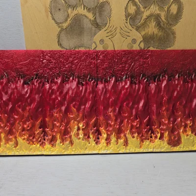 Mô hình trang trí Tường Lửa (Wall of Fire) in 3D ấn tượng