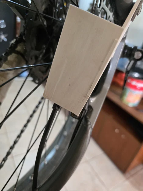 Tấm chắn bùn bảo vệ phanh sau xe đạp địa hình (MTB) - Image 1