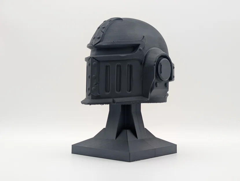 Mô hình giá đỡ mũ giáp Black Templars Champion trưng bày 3D - Image 1