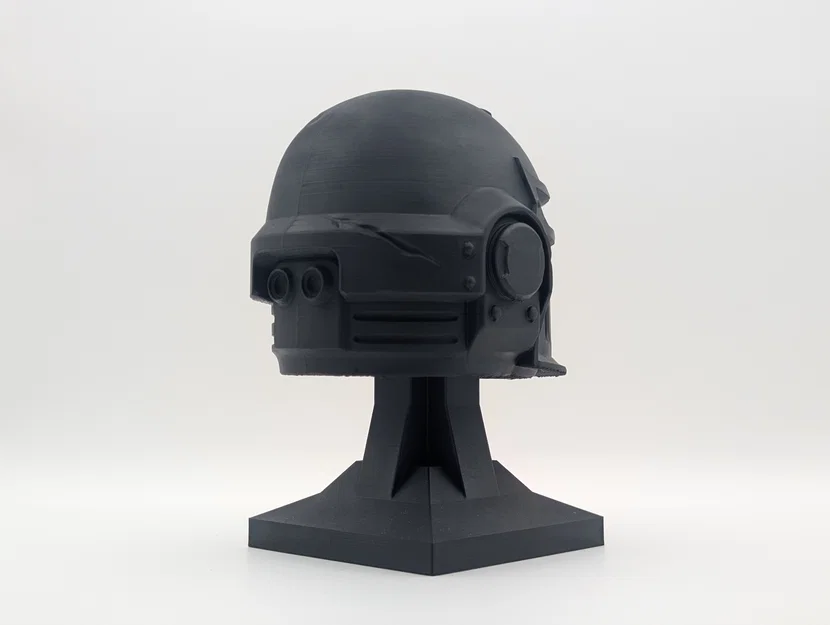 Mô hình giá đỡ mũ giáp Black Templars Champion trưng bày 3D - Image 2