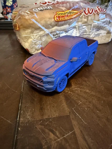 Mô hình xe bán tải Chevy Colorado 4 inch in 3D chi tiết - Image 2