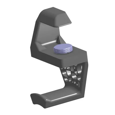 Móc treo tai nghe kiểu Voronoi gắn dưới gầm bàn