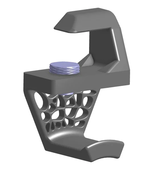 Móc treo tai nghe kiểu Voronoi gắn dưới gầm bàn - Image 4