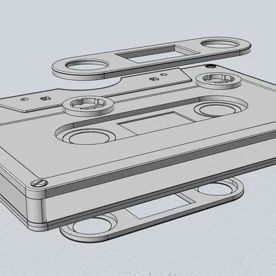 The Wallette - Ví 3D in hình băng cassette cực chất