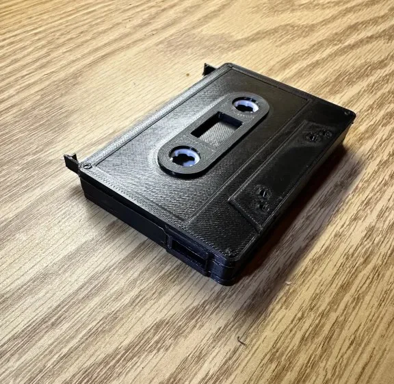 Ví thẻ hình băng Cassette với cơ chế trượt - Image 4