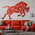 Geometric Bull - Thiết kế trang trí treo tường độc đáo - Thumbnail 3