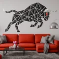 Geometric Bull - Thiết kế trang trí treo tường độc đáo - Thumbnail 4