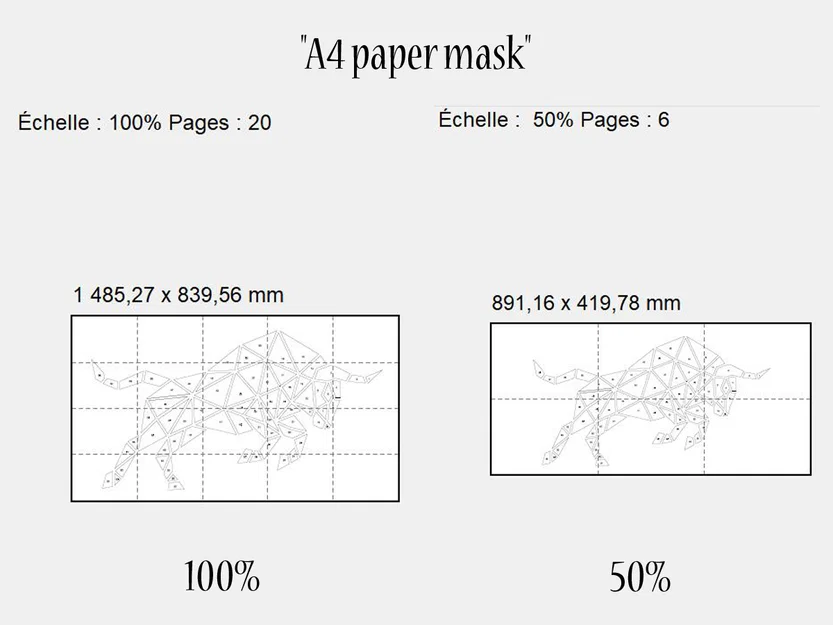 Geometric Bull - Thiết kế trang trí treo tường độc đáo - Image 5