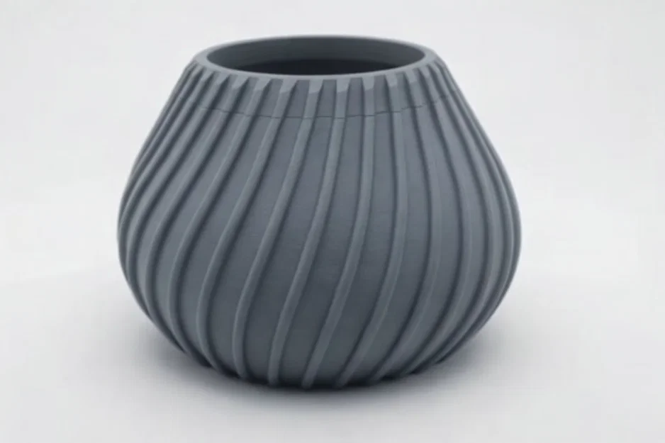 Chậu cây Spiral Planter Pot - Mẫu chậu in 3D tinh tế cho bàn làm việc - Image 1