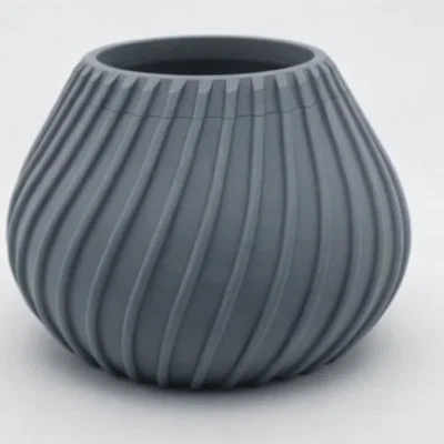 Chậu cây Spiral Planter Pot - Mẫu chậu in 3D tinh tế cho bàn làm việc