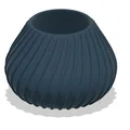 Chậu cây Spiral Planter Pot - Mẫu chậu in 3D tinh tế cho bàn làm việc - Thumbnail 3