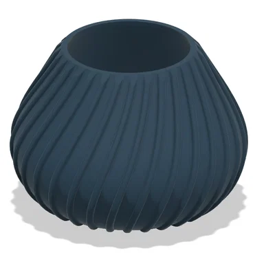 Chậu cây Spiral Planter Pot - Mẫu chậu in 3D tinh tế cho bàn làm việc