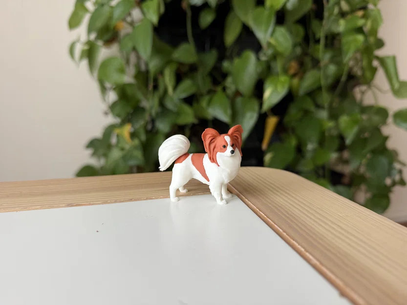 Mô hình chú chó Papillon dễ thương - Image 2