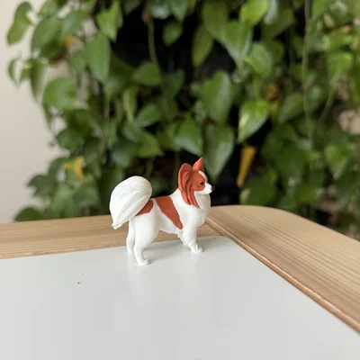 Mô hình chú chó Papillon dễ thương