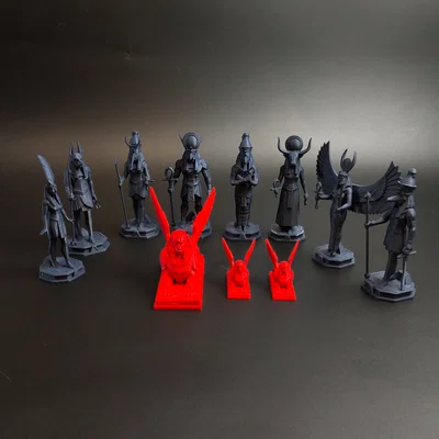 Mô hình 3D vị thần Ai Cập Seth