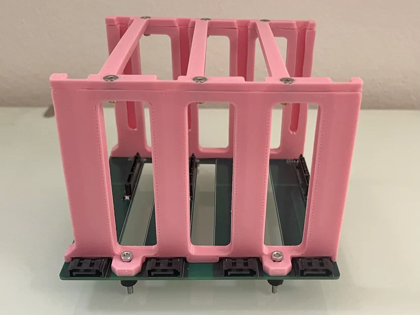 Khung Gắn Ổ Cứng Không Cần Dụng Cụ - Dùng Cho 4x HDD (SATA Backplane) - Image 2