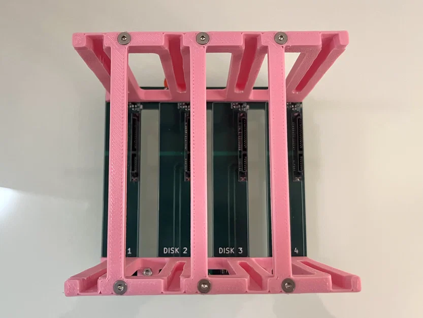 Khung Gắn Ổ Cứng Không Cần Dụng Cụ - Dùng Cho 4x HDD (SATA Backplane) - Image 6