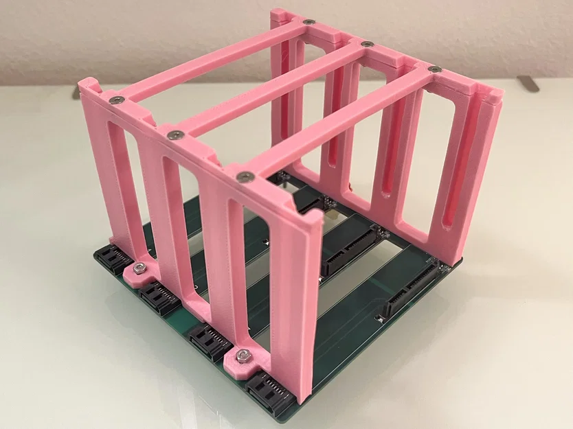 Khung Gắn Ổ Cứng Không Cần Dụng Cụ - Dùng Cho 4x HDD (SATA Backplane) - Image 7