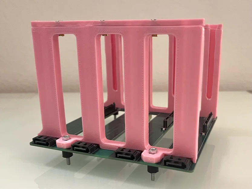 Khung Gắn Ổ Cứng Không Cần Dụng Cụ - Dùng Cho 4x HDD (SATA Backplane) - Image 8