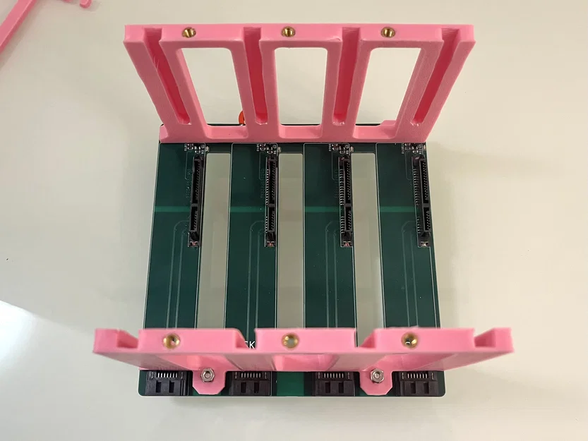 Khung Gắn Ổ Cứng Không Cần Dụng Cụ - Dùng Cho 4x HDD (SATA Backplane) - Image 9