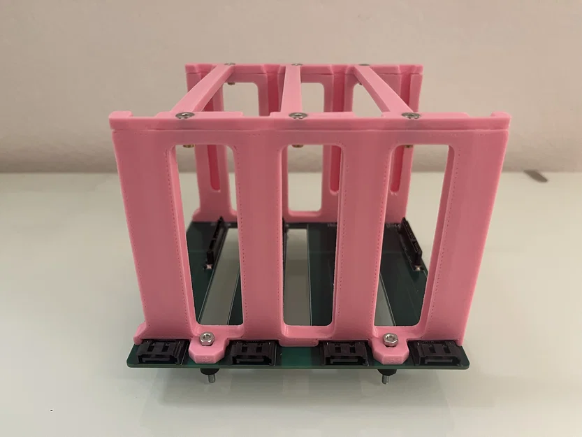 Khung Gắn Ổ Cứng Không Cần Dụng Cụ - Dùng Cho 4x HDD (SATA Backplane) - Image 10