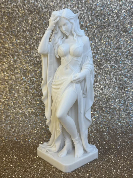 Tượng Tiên Nữ Thanh Tú – Độ Phân Giải Cao & Chi Tiết Vượt Trội - Image 3