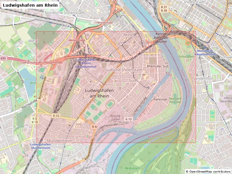Ludwigshafen am Rhein, Đức - Mô hình địa hình 3D thu nhỏ - Image 9