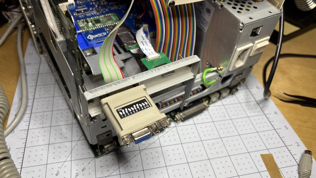 Khung gắn DB15 + MicroSD cho Macintosh SE/30 - Image 2