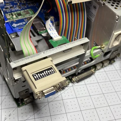 Khung gắn DB15 + MicroSD cho Macintosh SE/30