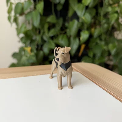 Mô hình 3D chó Airedale Terrier chân thực