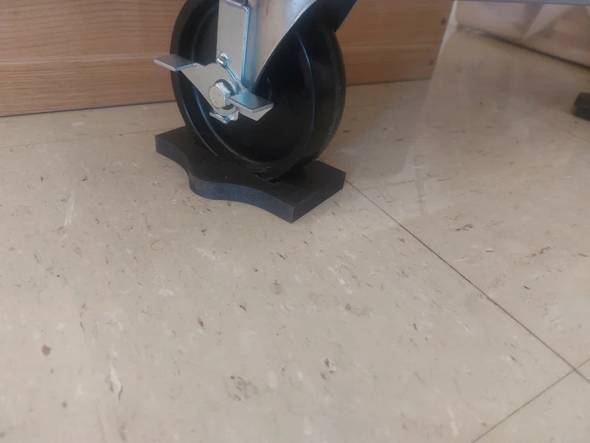 Chặn bánh xe 5 inch in 3D - Cố định bàn ghế chắc chắn - Image 1