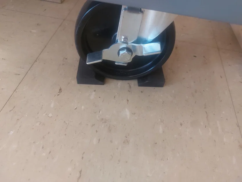 Chặn bánh xe 5 inch in 3D - Cố định bàn ghế chắc chắn - Image 3