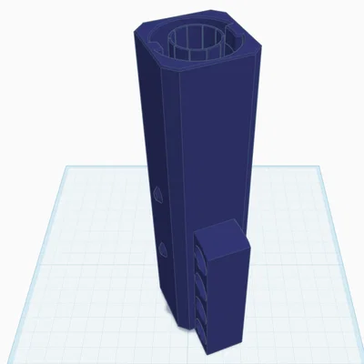 Nòng súng Nerf tích hợp khay giữ đạn - Phụ kiện mod 3D tiện lợi
