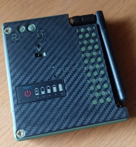 Vỏ 3D Case cho ELECROW CROWPANEL ADV 3.5 hỗ trợ pin 21700 - Image 3