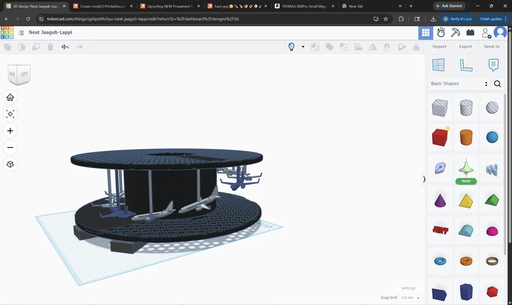 Mô hình cuộn dây in 3D tái chế với máy bay Boeing 737 chuyển động - Image 3