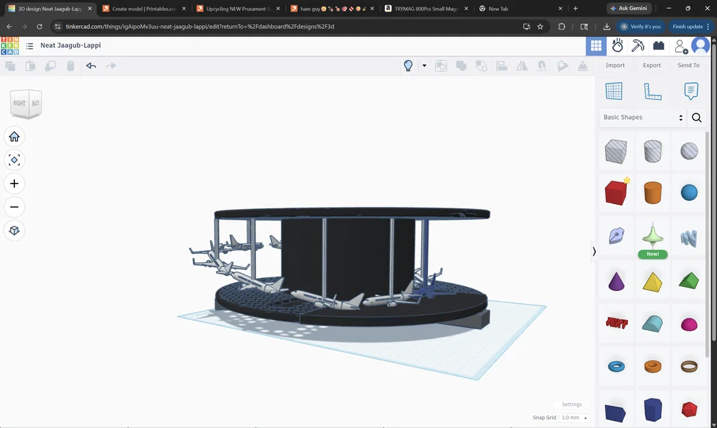 Mô hình cuộn dây in 3D tái chế với máy bay Boeing 737 chuyển động - Image 4