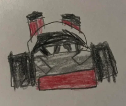 Mô hình xe đua Turbocar từ bản vẽ tay độc đáo - Image 1