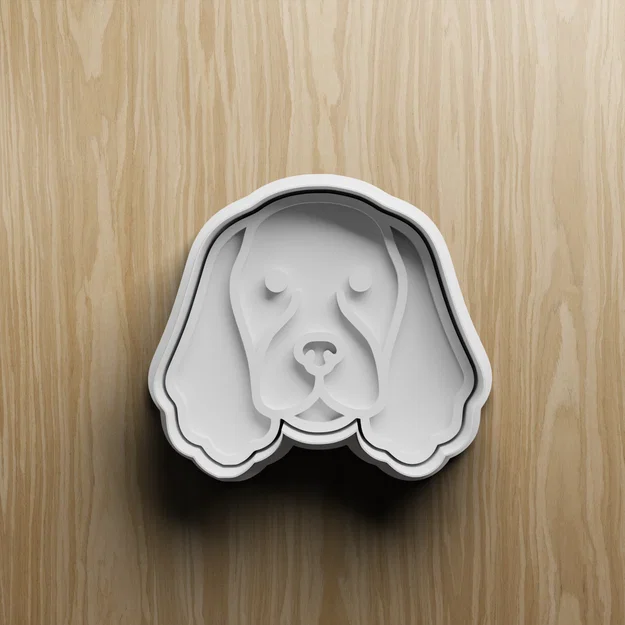 Bộ 4 Khuôn Cắt Bánh Quy Hình Cún Cưng (File STL In 3D) - Image 2