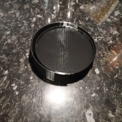 Bộ lót ly đơn giản có vành chống tràn kèm khay đựng tiện lợi