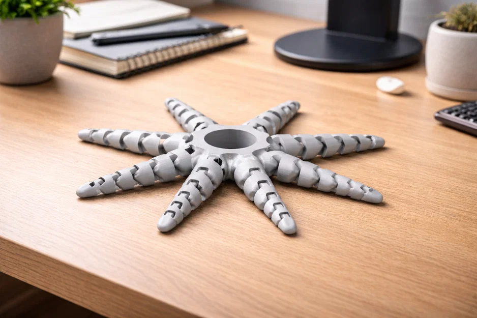 Mô hình bạch tuộc Flexi in 3D tùy chỉnh phần đầu sáng tạo - Image 1