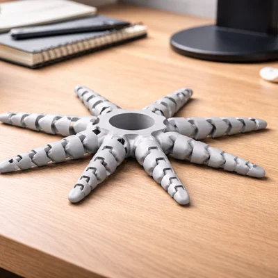 Mô hình bạch tuộc Flexi in 3D tùy chỉnh phần đầu sáng tạo